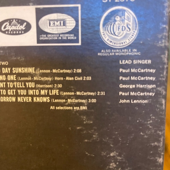 The Beatles "Revolver"  CAPITOL ST 2576 LP RECORD
Jacksonville RIAA #4 - Picture 4 of 14